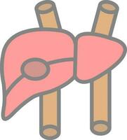 Liver Vector Icon Design