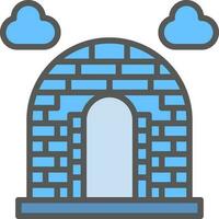 Igloo Vector Icon Design