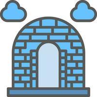 Igloo Vector Icon Design