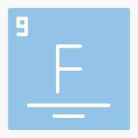 Fluorine Vector Icon Design