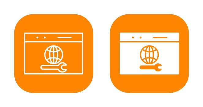 Unique Web Support Vector Icon