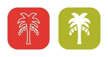 Coconut trees Vector Icon