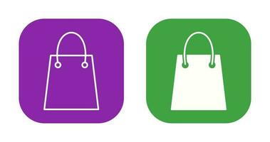 Unique Shopping Bag Vector Icon