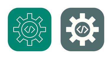 Unique Code Optimization Vector Icon