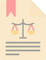 Legal document Vector Icon Design