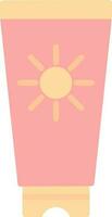 Sun cream Vector Icon Design