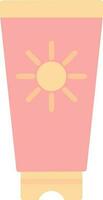 Sun cream Vector Icon Design