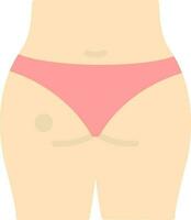 Buttocks Vector Icon Design