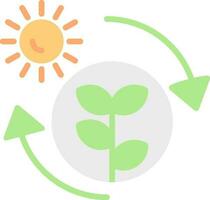 Photosynthesis Vector Icon Design