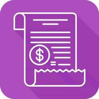 Receipt Vector Icon