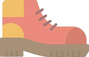 Hiking boots Vector Icon Design