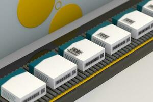 Track and Trace System a pharma serialization concept photo