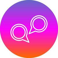 Chat bubble Vector Icon Design