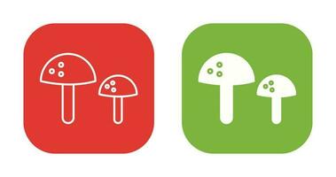 Mushrooms Vector Icon