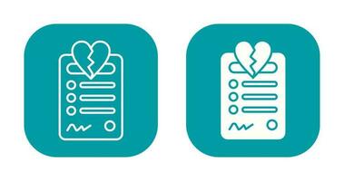 Divorce Vector Icon