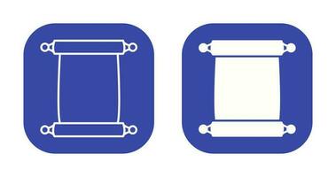 Scroll of Paper Vector Icon