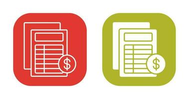 Invoice Vector Icon
