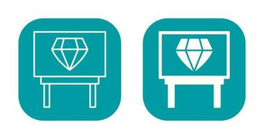 Diamond Exhibit Vector Icon