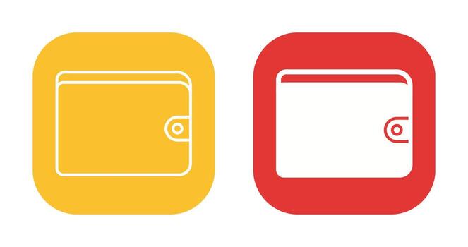 Unique Wallet Vector Icon