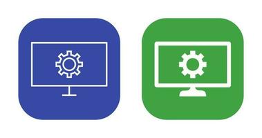 Unique Network Settings Vector Icon