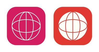 Unique Globe Vector Icon
