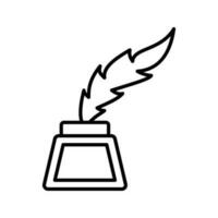 Inkwell Vector Icon