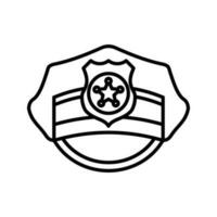 Police Hat Vector Icon