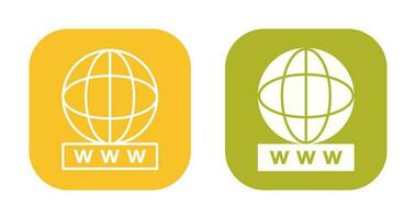 Unique World Wide Web Vector Icon