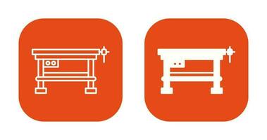 Work Bench Vector Icon