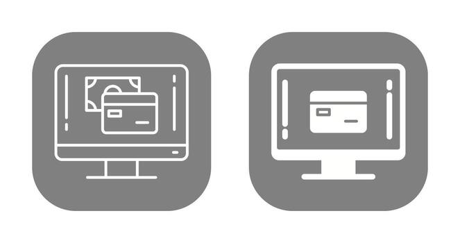 icono de vector de método de pago