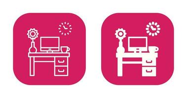 Work Table Vector Icon