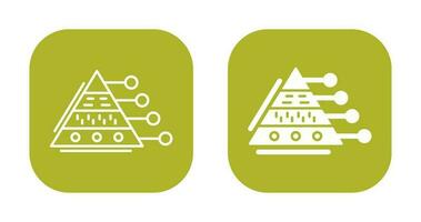 Pyramid Graph Vector Icon