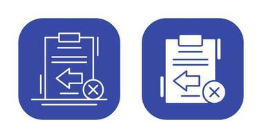 Return Failed Vector Icon