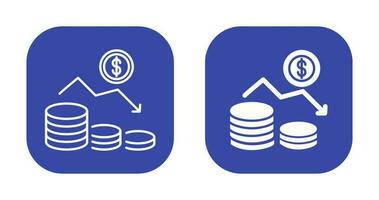 Money Loss Vector Icon