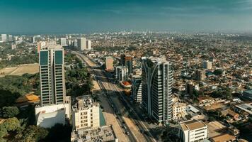 Aerial view of Dar es salaam city photo