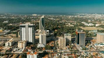 Aerial view of Dar es salaam city photo