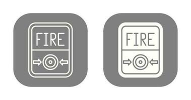 Fire Button Vector Icon