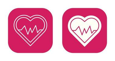 Heart Beat Vector Icon