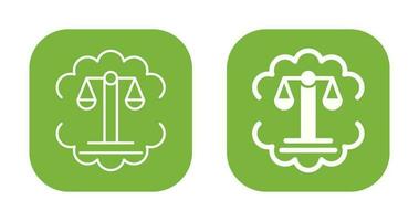 Justice Scale Vector Icon