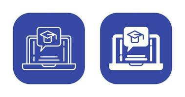 E Learning Vector Icon