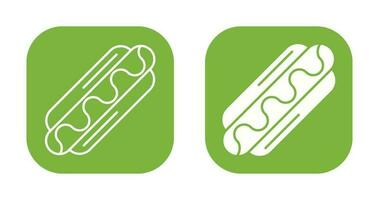 icono de vector de hotdog