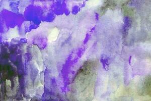 Purple -gray watercolor background texture photo