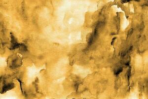 Golden brown watercolor background photo