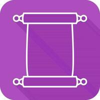 Scroll of Paper Vector Icon