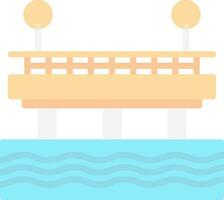 Pier Vector Icon Design