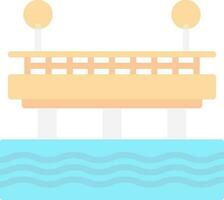 Pier Vector Icon Design