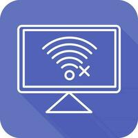 Disconnected Network Vector Icon