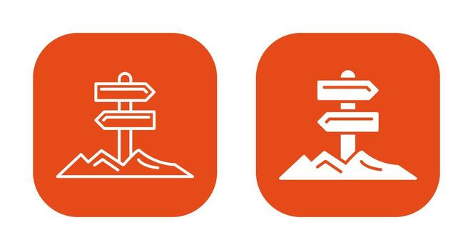 icono de vector de dirección