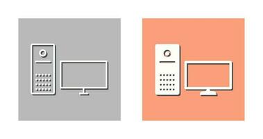 Unique Computer Vector Icon