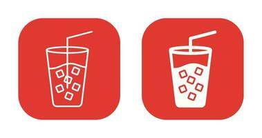 Cold Drink Vector Icon